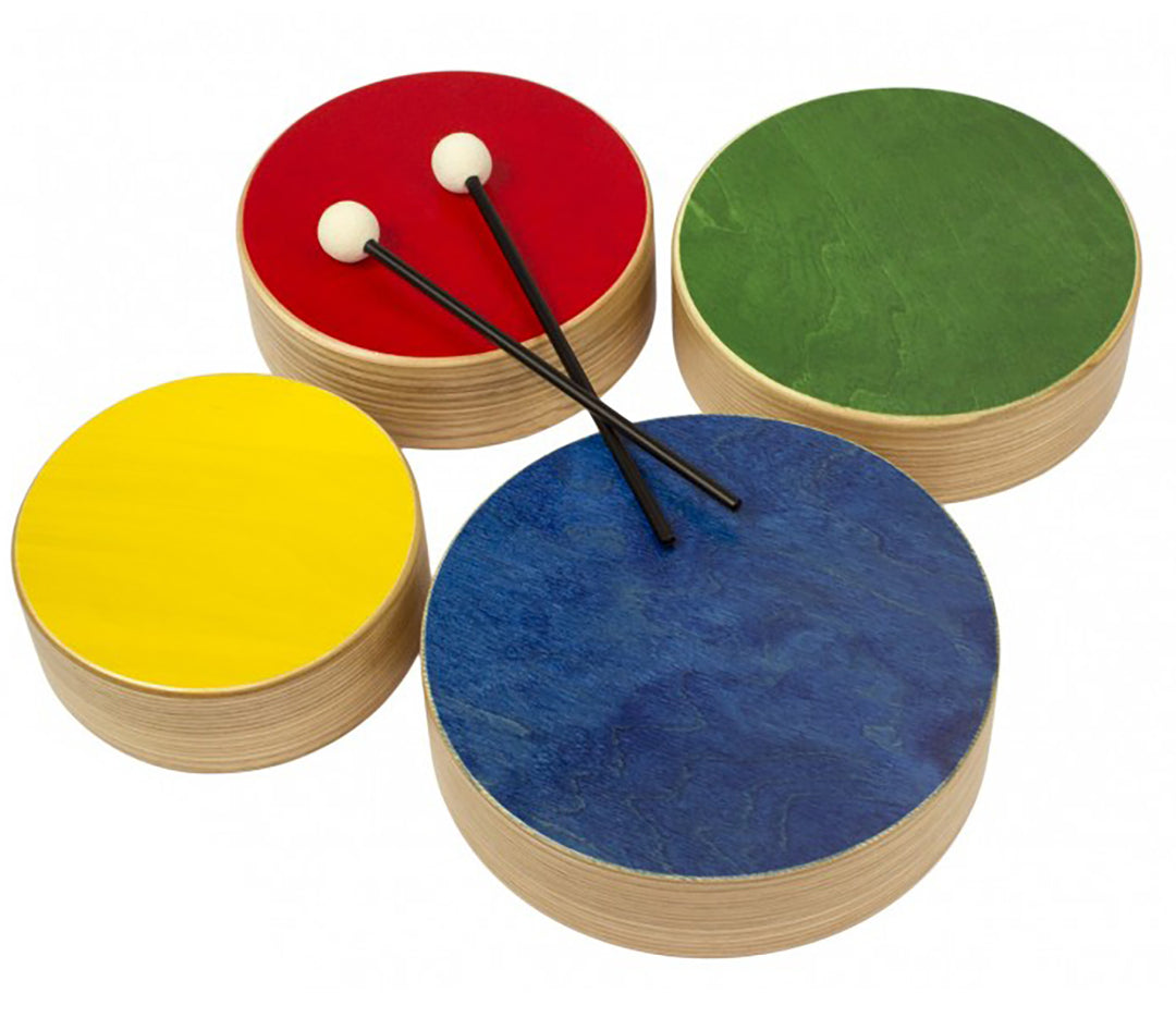 Batería de madera para niños (Multicolor)
