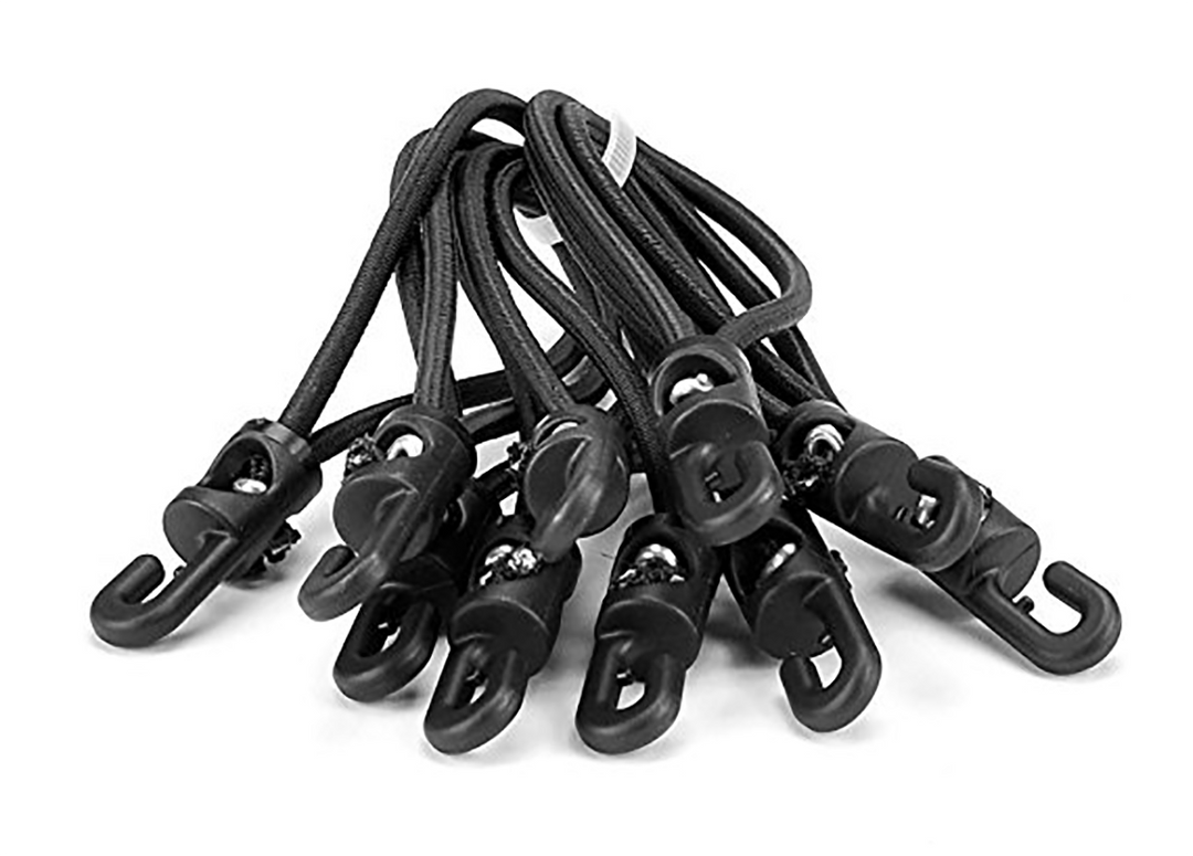 Spannfix elásticos 10 uds. (Negro)