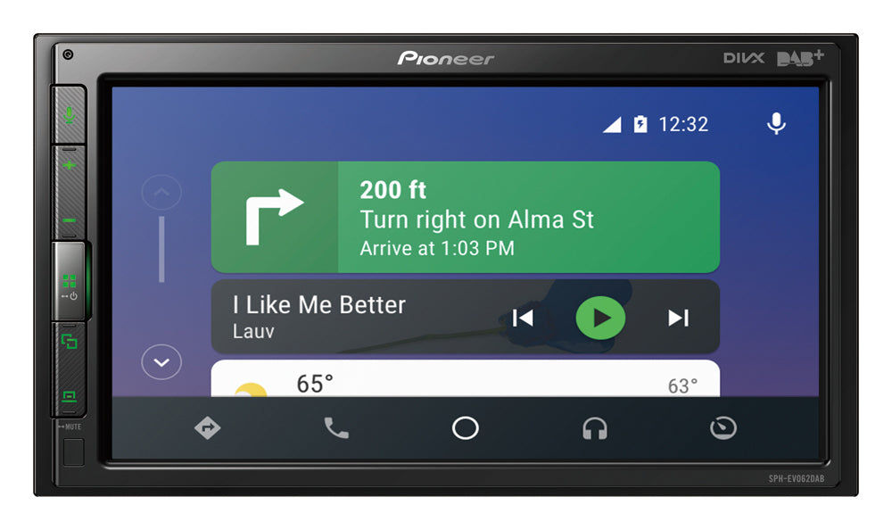 Pioneer SPH-EVO62DAB-208 Apple CarPlay, Radio DAB y Bluetooth