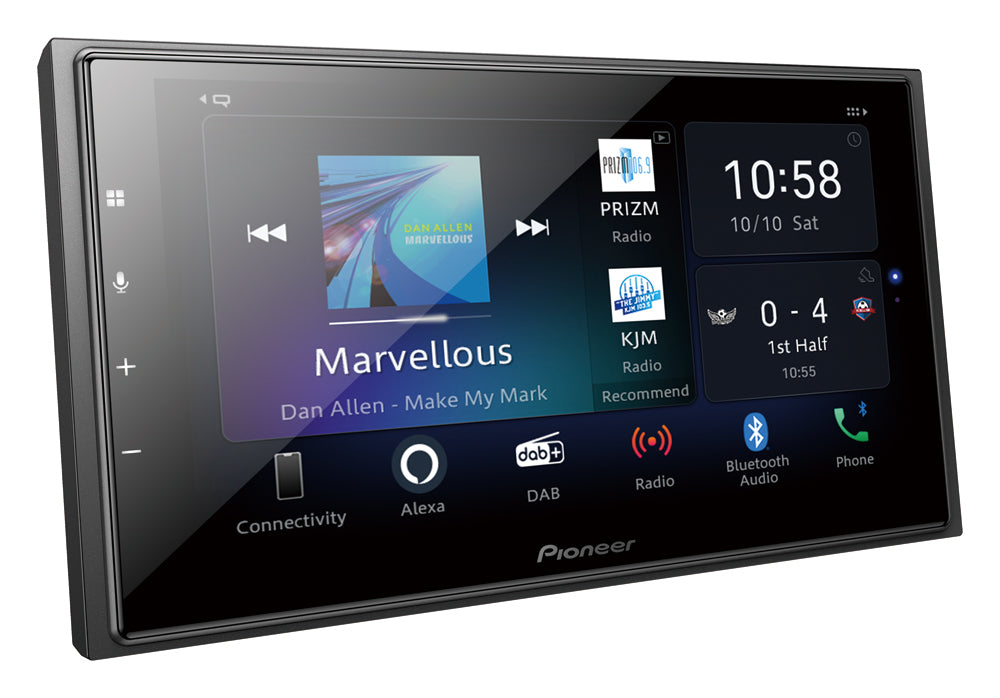 Pioneer SPH-EVO64DAB 2-DIN Bilstereo con CarPlay Inalámbrico, Radio DAB y Bluetooth
