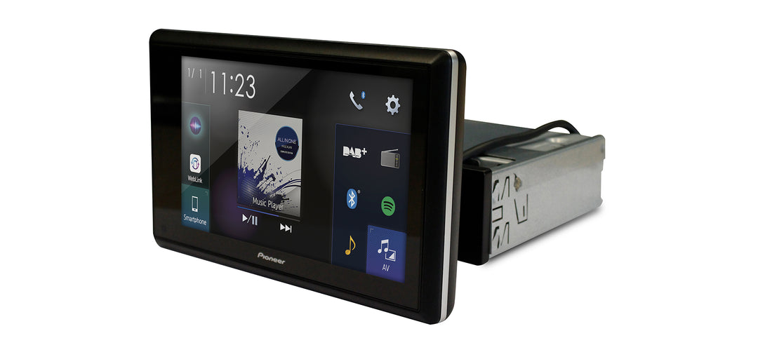 Pioneer SPH-EVO82DAB-Uni1-DIN Estéreo de coche con Apple CarPlay, DAB y Bluetooth
