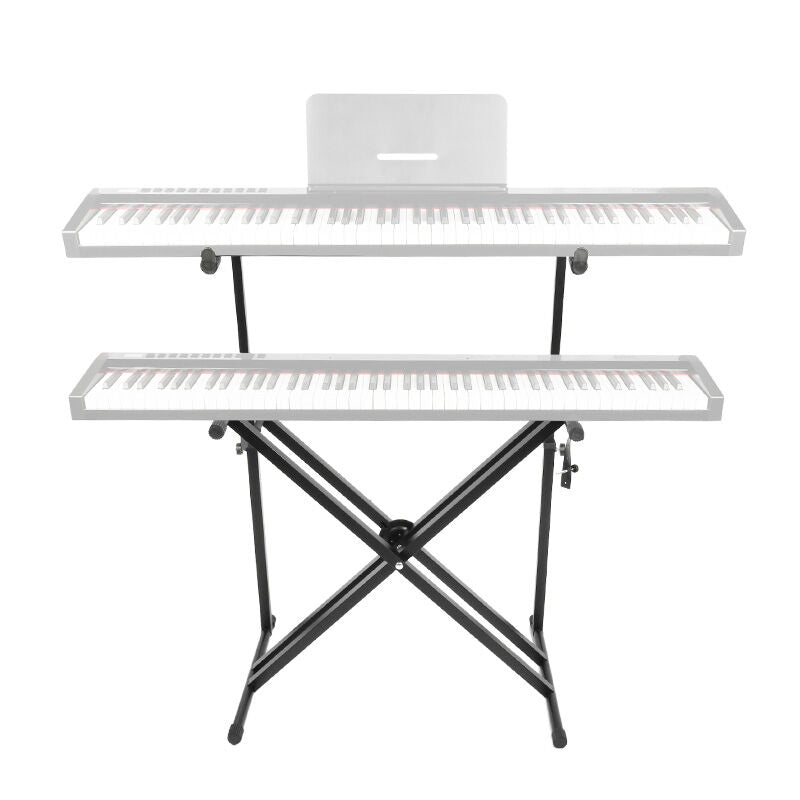 Soporte de teclado, doble