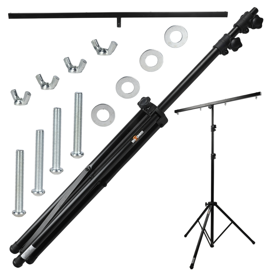 Soporte de luces con brazo 120-265 cm (10 kg)