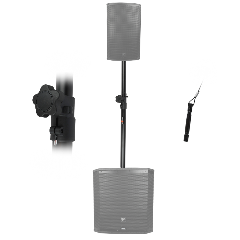 Tubo intermedio, 35 mm, ajustable 74–134 cm