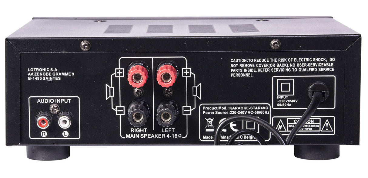 Karaoke system with Bluetooth and Echo (2x 75W)