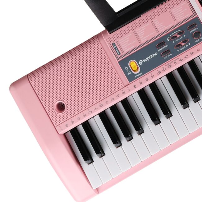 Suprimo Teclados para niños con Micrófonos – Rosa