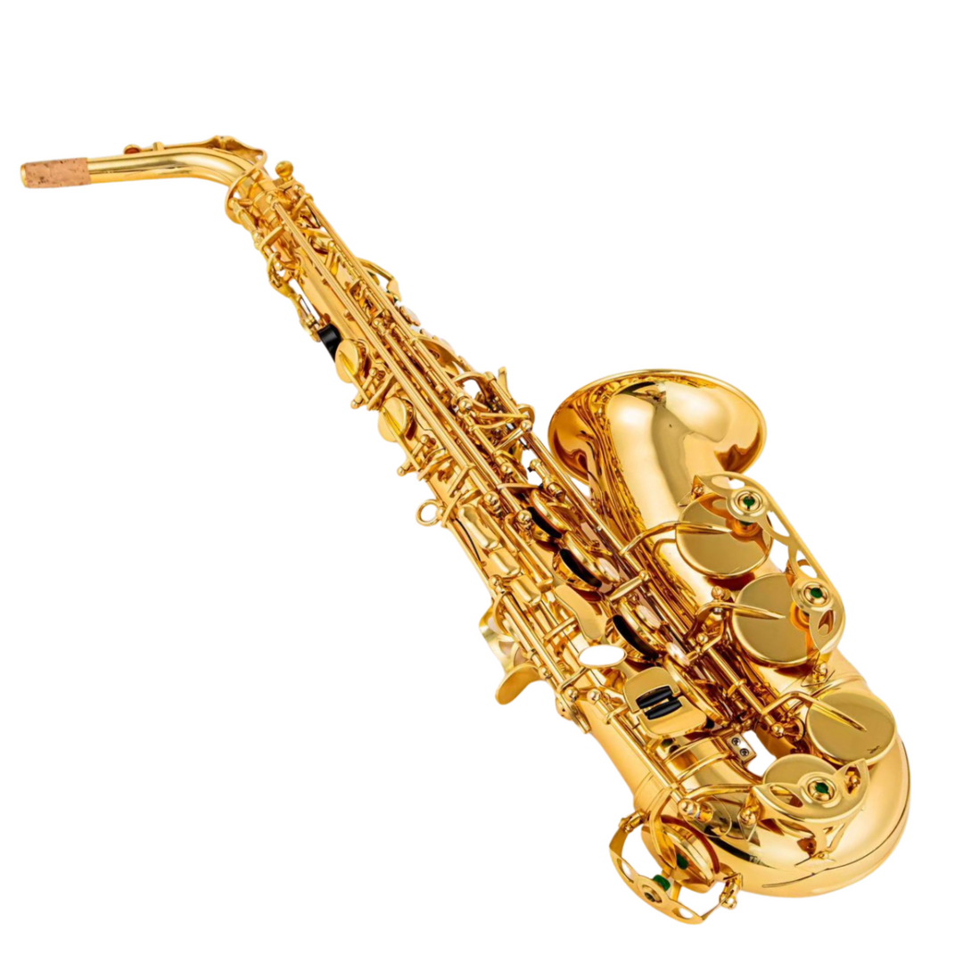 Suprimo Alto Saxo saxofón alto en E♭ – conjunto con estuche y accesorios