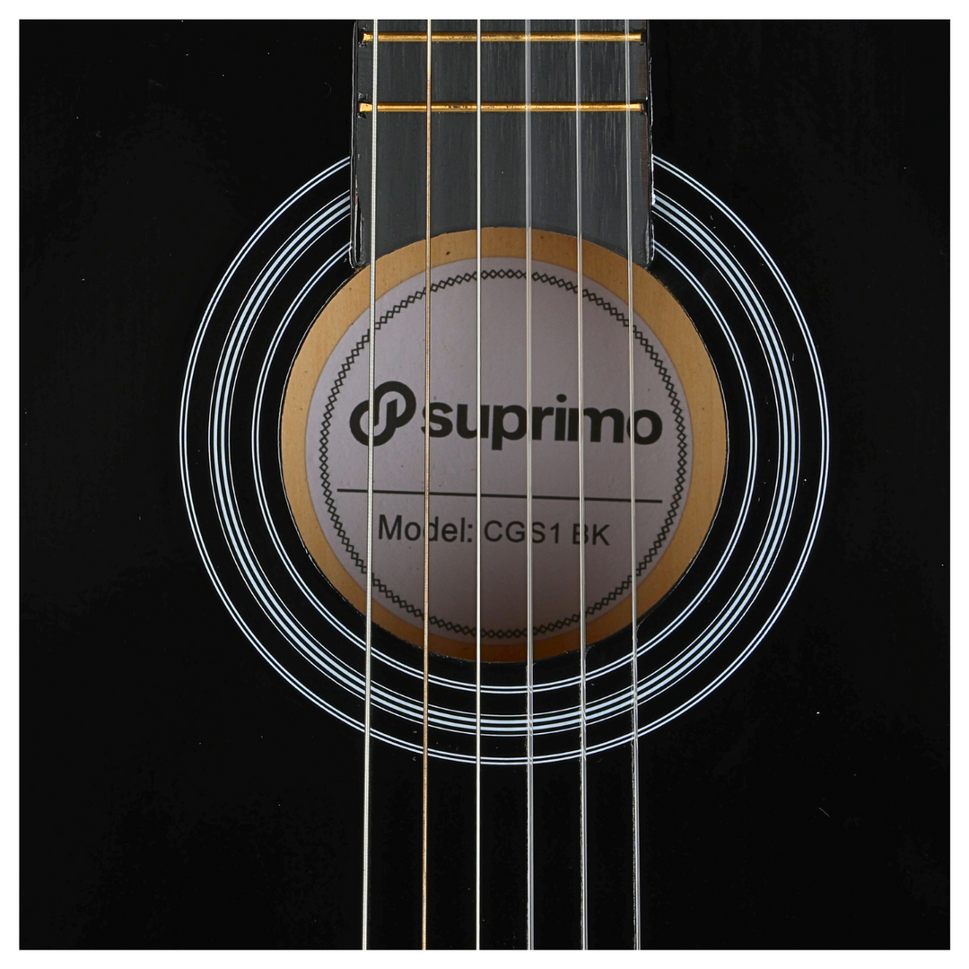 Suprimo CGS1 BK Guitarras clásica 4/4 – negra