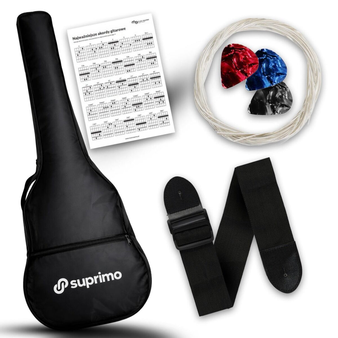 Suprimo CGS2 BK set de guitarras clásico 4/4, negro