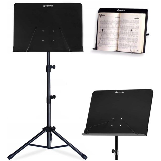 Soporte para nodos ajustable 82-146 cm, negro