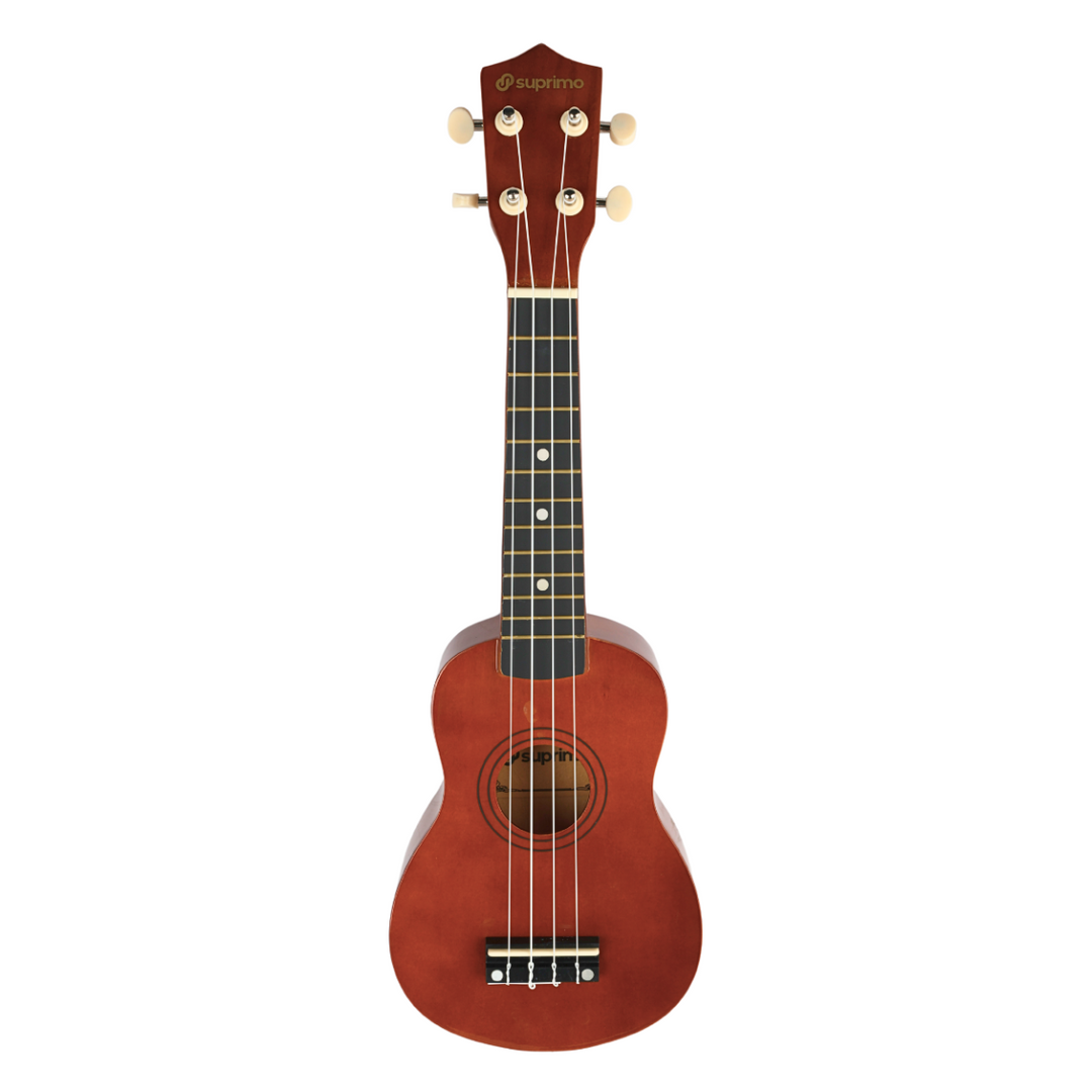 Ukeleles soprano, madera oscura