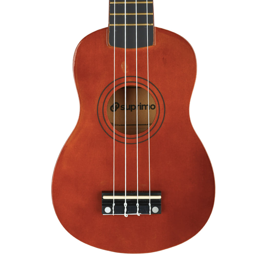 Ukeleles soprano, madera oscura