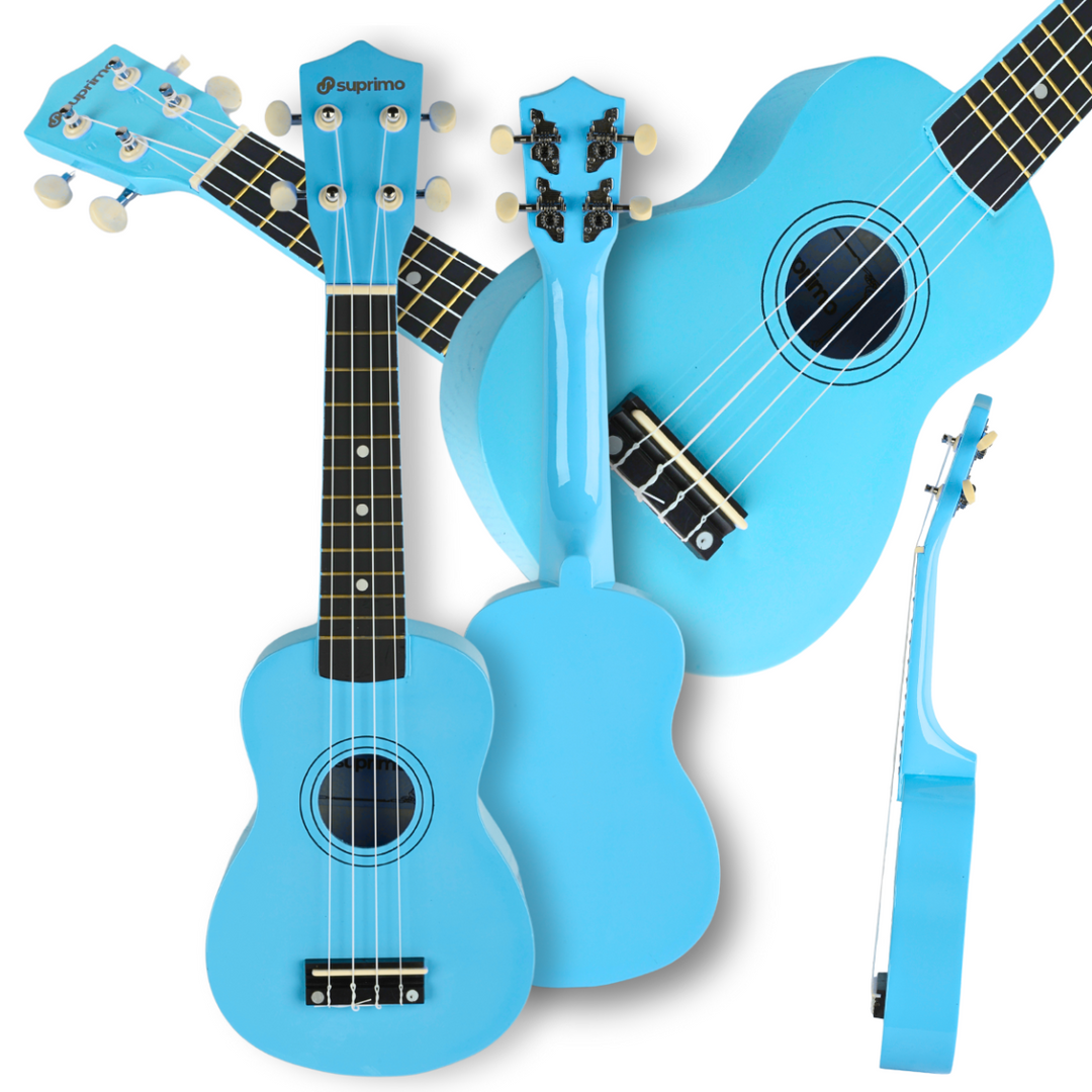 Ukelele soprano, azul