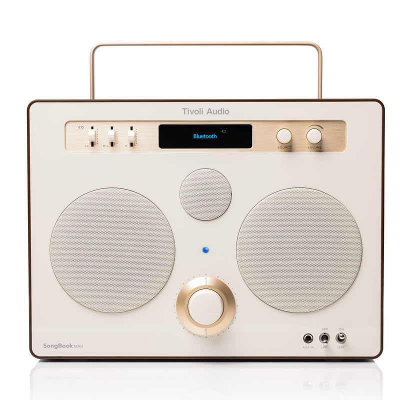 Tivoli Audio Song Book MAX Bluetooth Speaker (Cream/Brown)