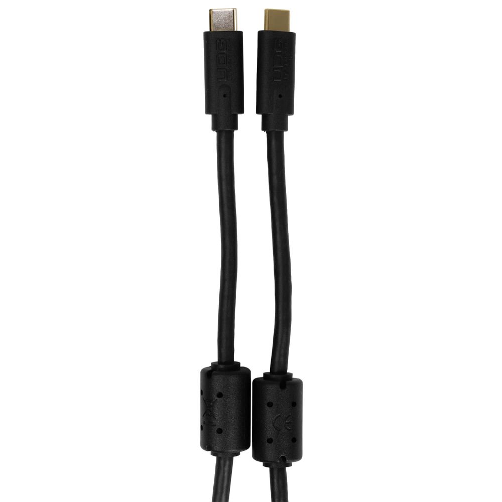 UDG Ultimate Cable USB 3.2 C-C negra recta 1,5m