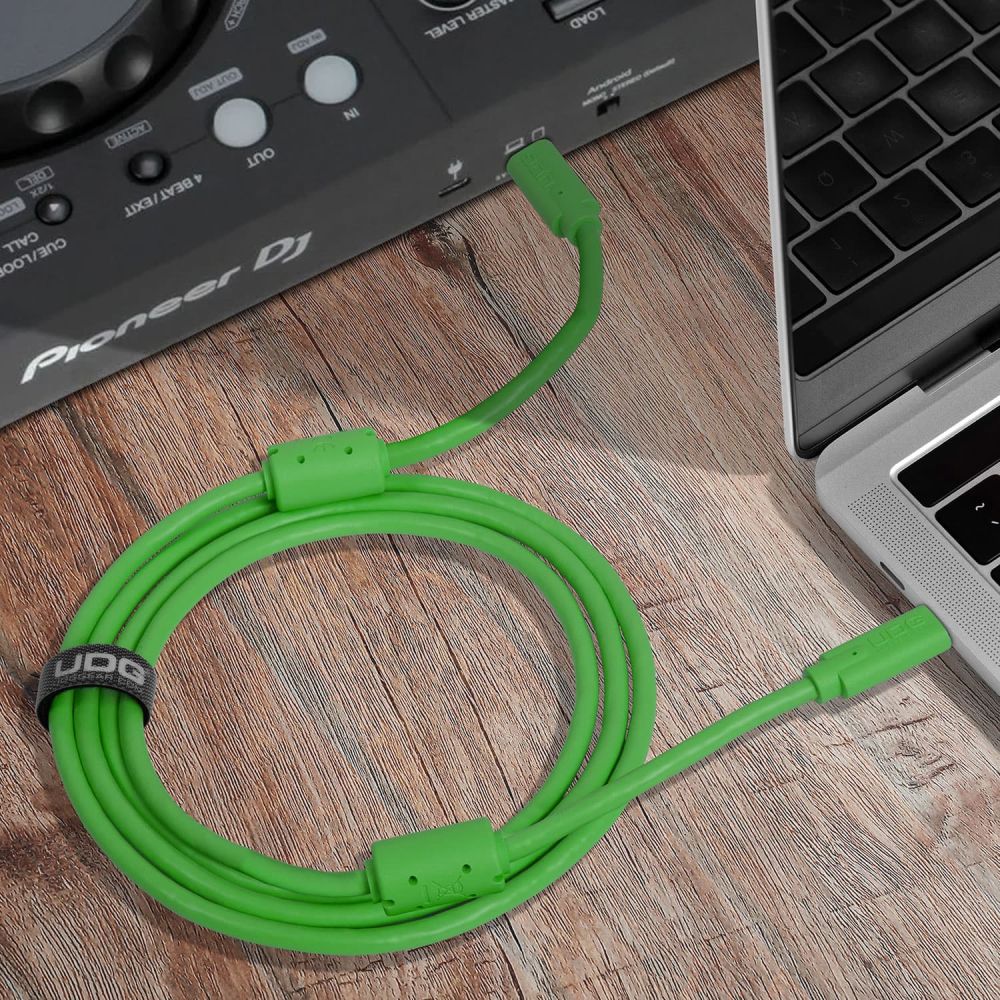 UDG Ultimate Cable USB 3.2 C-C verde recta 1,5m