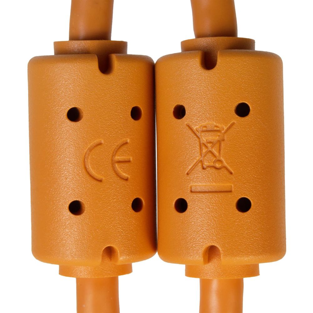 UDG Ultimate Cable USB 3.2 C-C Naranja Recto 1,5m
