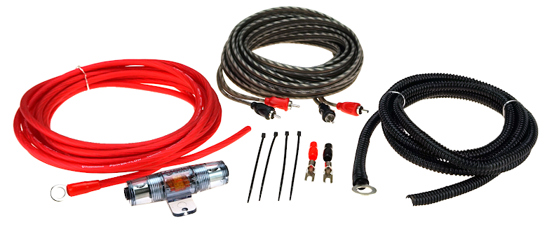 Phoenix Gold Kit de cables para amplificador de coche de 2 canales (10mm2)
