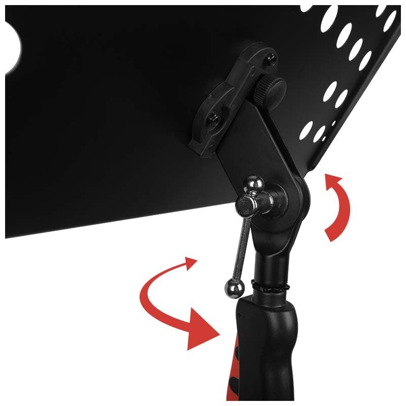 Atril para partituras, ajustable y con función Self-Locking