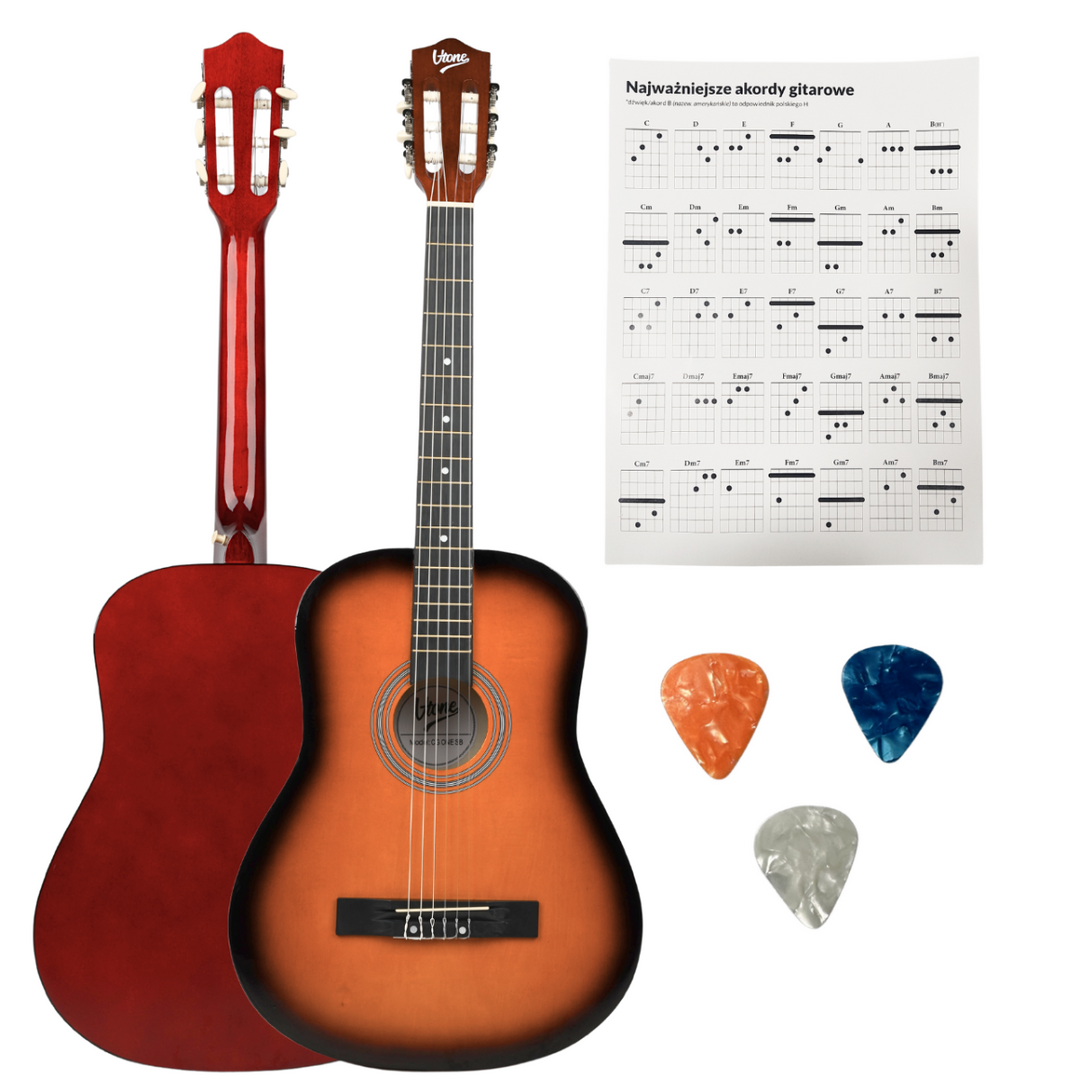 V-Tone BCG SB guitarra clásica para principiantes 4/4, Sunburst