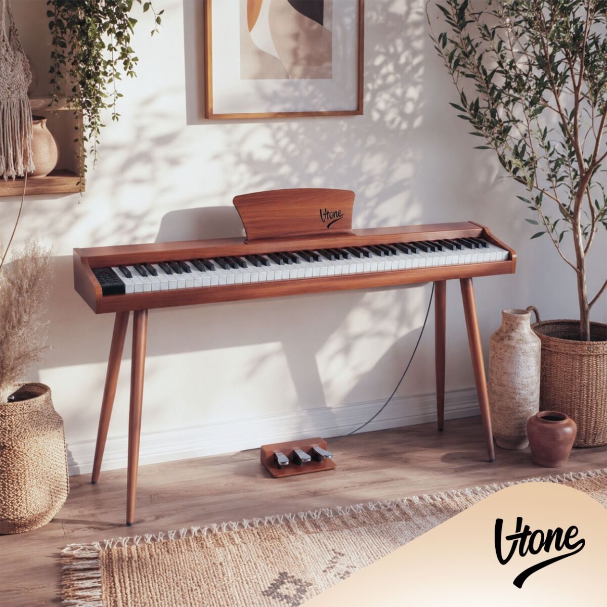 Grooveland DDP-140 Piano eléctrico (Oscuro)