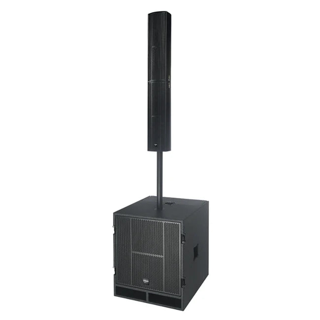 Sistema de karaoke con 2 micrófonos (Negro)