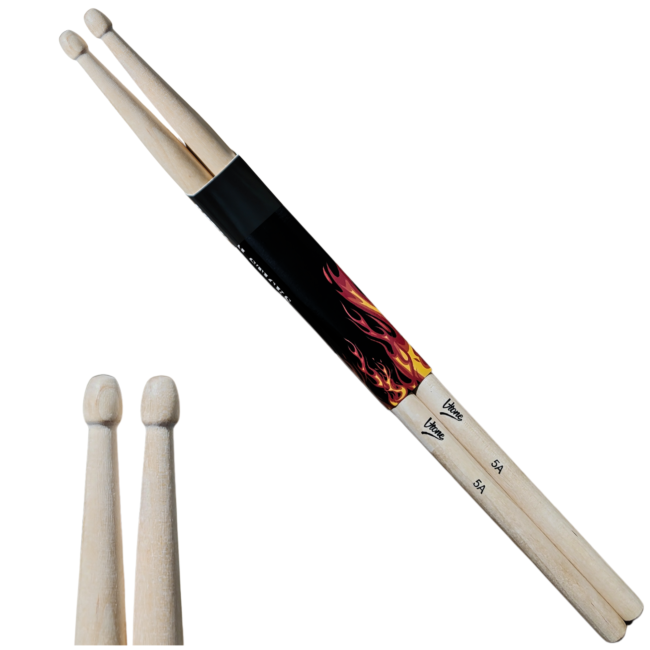 Baquetas V-Tone DS-5A de arce – naturales, ligeras (2 uds.)