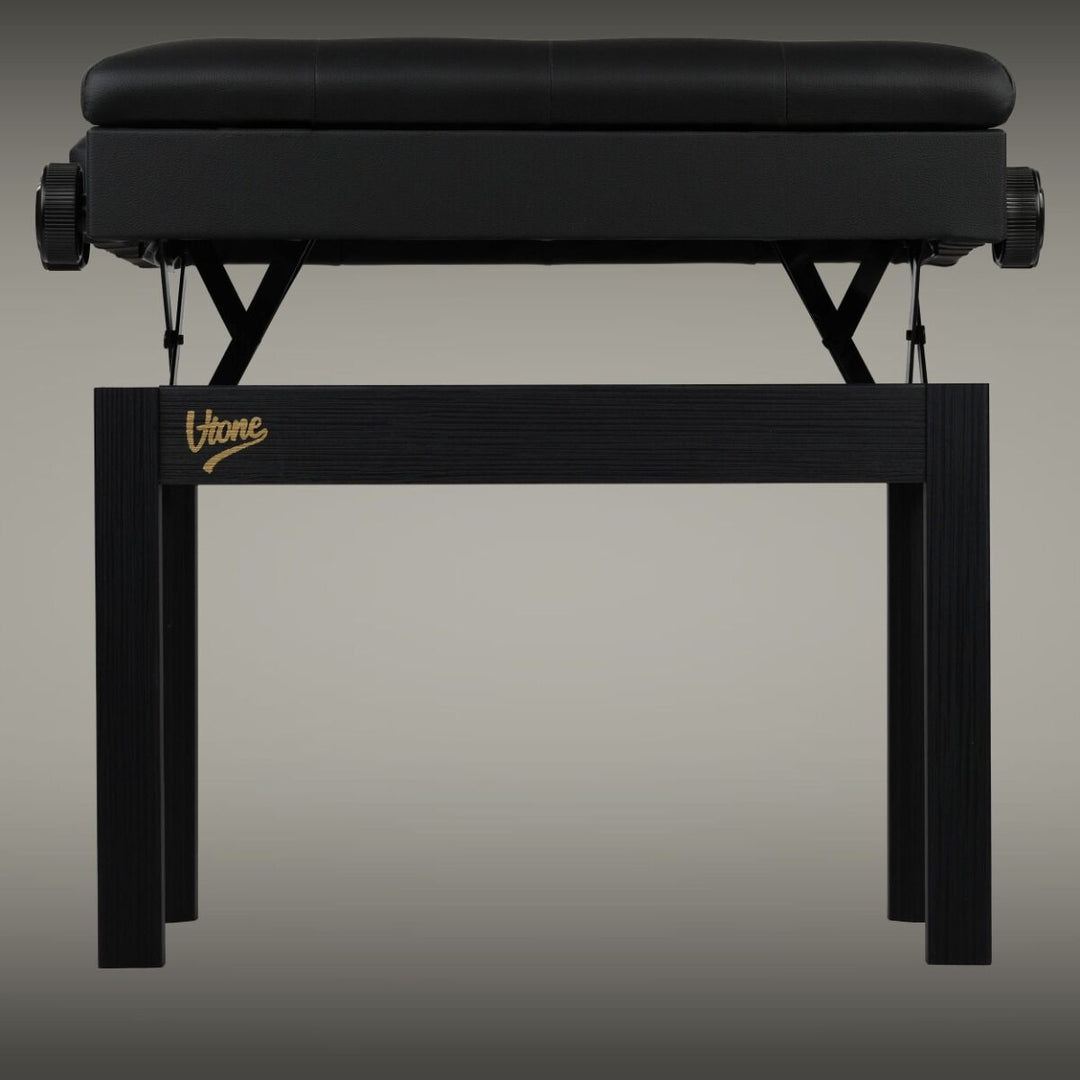 V-TONE PB2 BK Banqueta para piano – Ajustable 49–57 cm