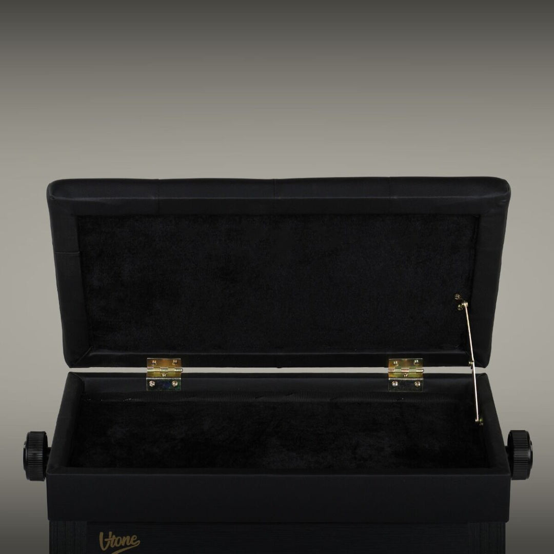 V-TONE PB2 BK Banqueta para piano – Ajustable 49–57 cm