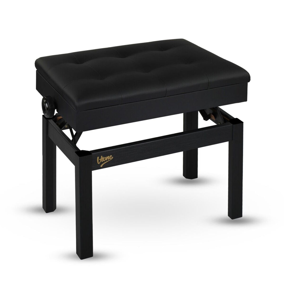 V-TONE PB2 BK Banqueta para piano – Ajustable 49–57 cm