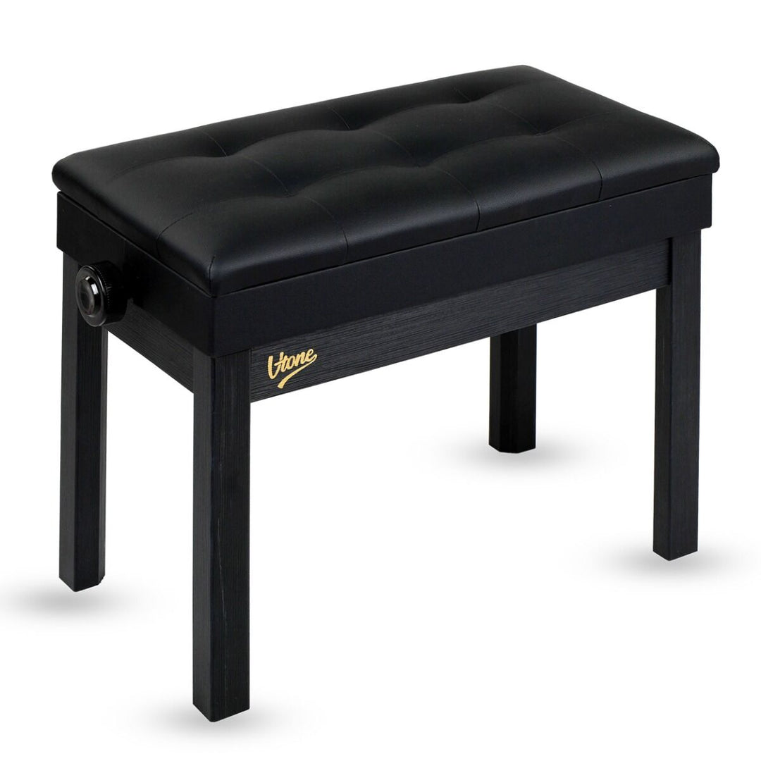 V-TONE PB2 BK Banqueta para piano – Ajustable 49–57 cm