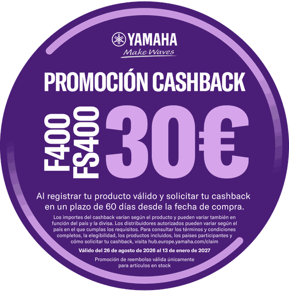 Cashback de Yamaha: recibe 30 € – mira cómo