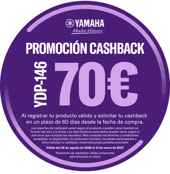 Cashback de Yamaha: recibe 70 € – mira cómo
