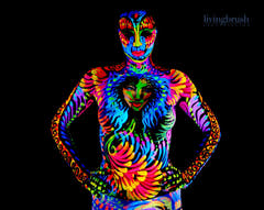 Pintura corporal UV