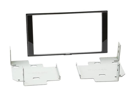 2-DIN Marco para Nissan (Piano Negro)
