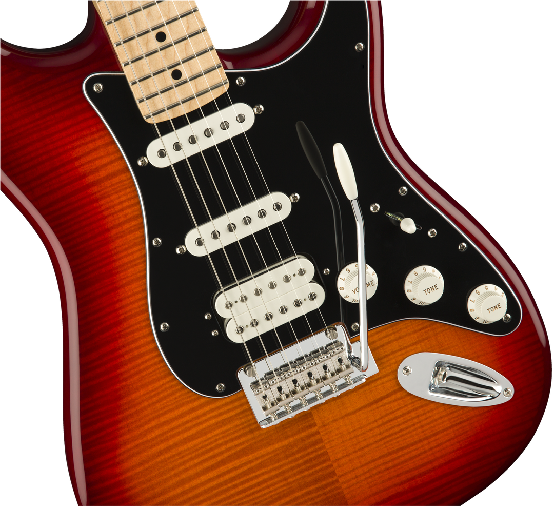 Fender Player Stratocaster Guitarra eléctrica (Aged Cherry Burst)