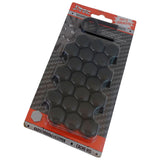 Tapones para tuercas 21 uds. 17 mm negros con herramienta de desmontaje