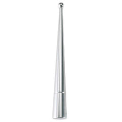Varilla de antena 120mm cromada, rosca de 5 y 6 mm