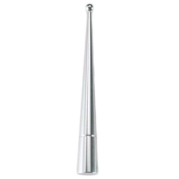 Varilla de antena 120mm cromada, rosca de 5 y 6 mm