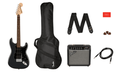 Fender Stratocaster Guitarra eléctrica Startpakke (Frost Metallic)