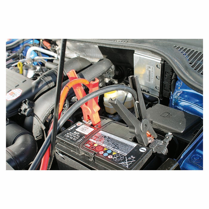 Juego de cables de arranque con protector eléctrico, 2,5m