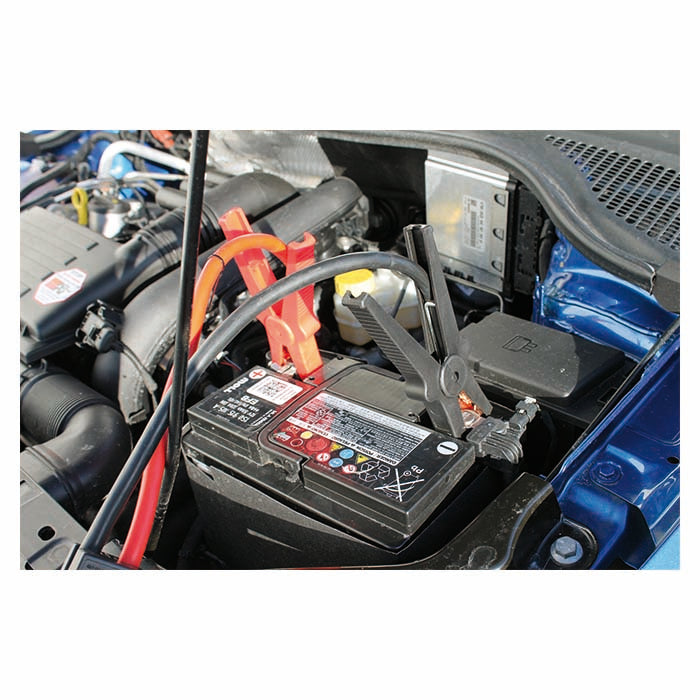Juego de cables de arranque con protector eléctrico, 2,5m