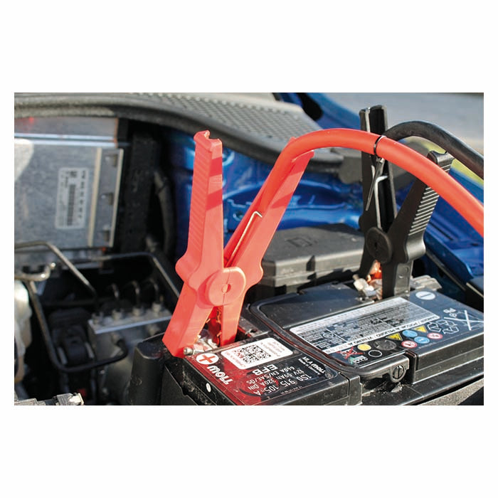 Juego de cables de arranque con protector eléctrico, 2,5m