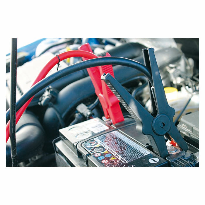 Juego de cables de arranque con protector eléctrico, 2,5m