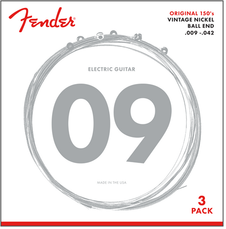 Fender Original 150 Cuerdas de Guitarra (.009-.042)