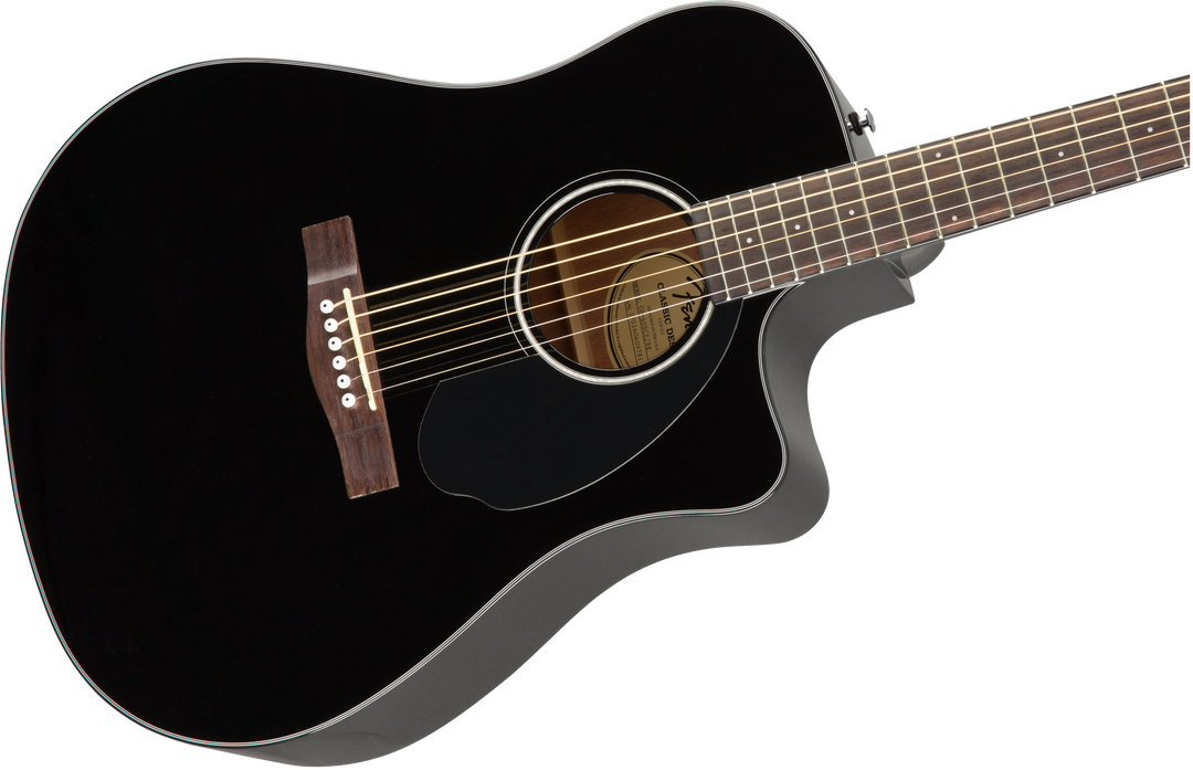 Fender CD-60SCE Dreadnought Western Guitarra (Sort)