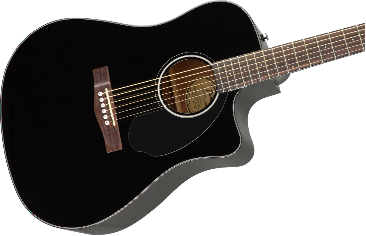 Fender CD-60SCE Dreadnought Western Guitarra (Sort)