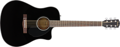 Fender CD-60SCE Dreadnought Western Guitarra (Sort)