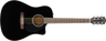 Fender CD-60SCE Dreadnought Western Guitarra (Sort)