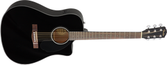Fender CD-60SCE Dreadnought Western Guitarra (Sort)